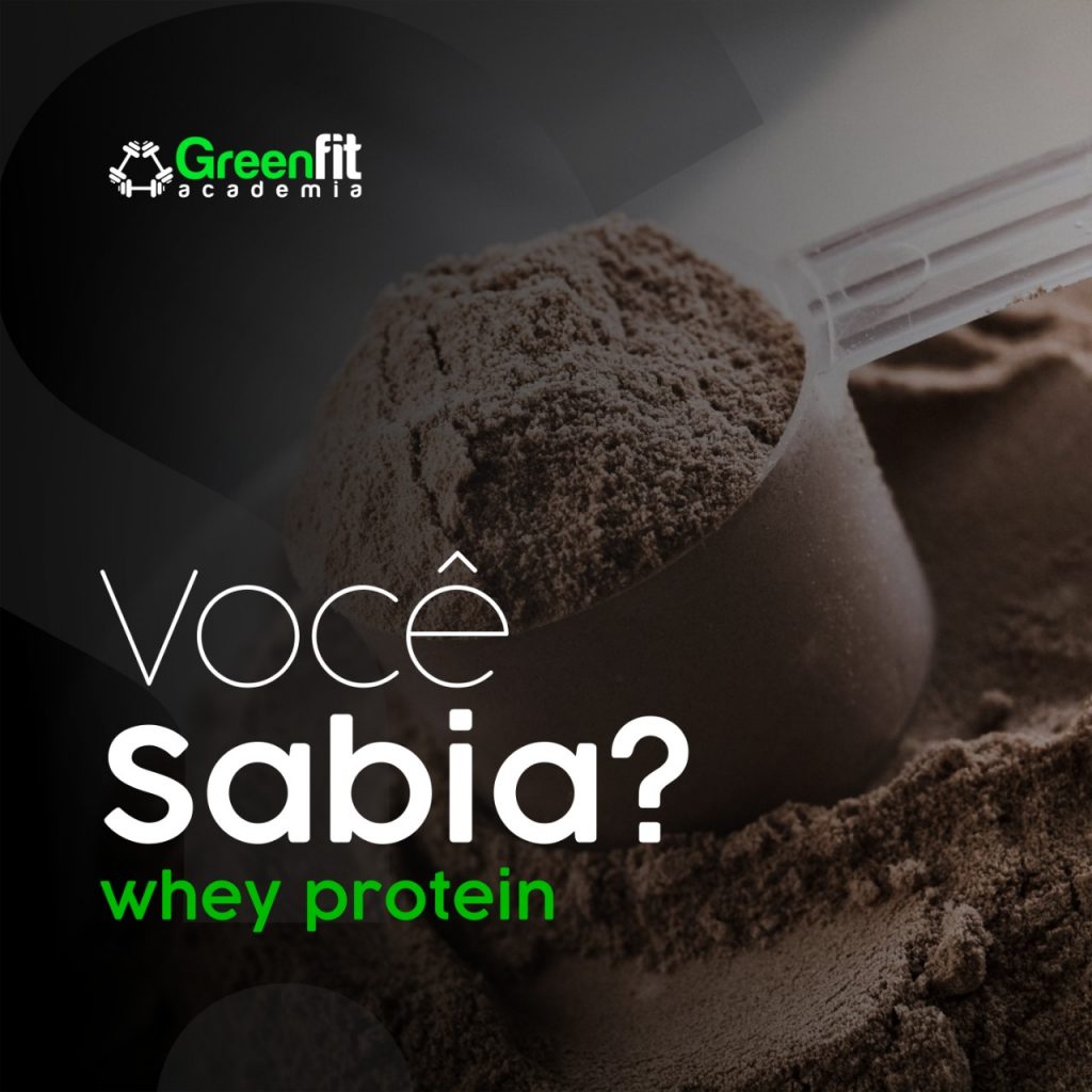 Você sabia? - Whey protein